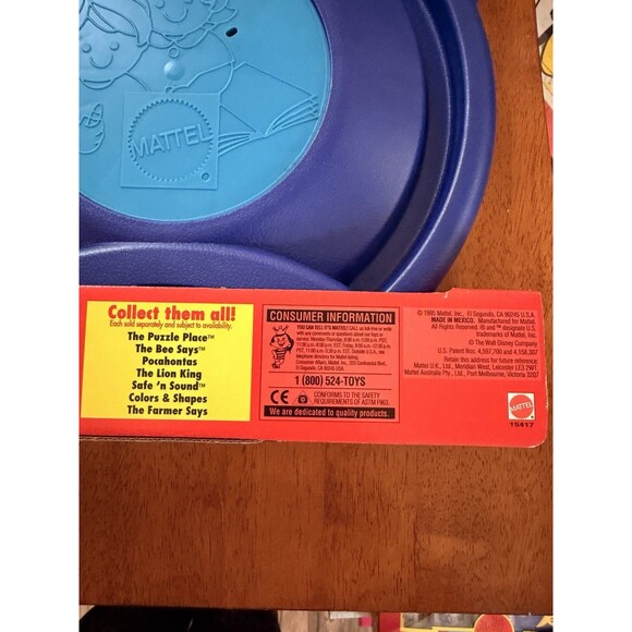 NEW See 'n Say Mattel Vintage 1995 Disney Hunchback Of Notre Dame Toy NOS Disney - Picture 5 of 7